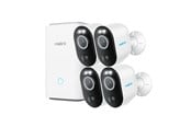 Smarthus - REOLINK Home Hub + 4x Argus 3 Pro 2K | 4MP | Batte - Home Hub with 4x Argus 3 Pro