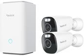 Smarthus - REOLINK Hub with 2x Argus Eco Ultra 4K | 8MP | Battery | IP66 - Home Hub with 2x Argus Eco Ultra