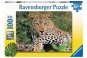 Puslespill - Ravensburger Puzzle Leopard 100 pcs. XXL - 133451