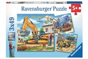 Puslespill - Ravensburger Large Construction Vehicles 3x49st. - 092260