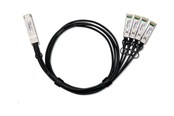 Nettverkskabel - ZyXEL 100GBase-AOC direct attach cable - 3 m - Svart - 3m - DAC100F25-3M-ZZ0101F