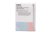 Etikettskriver - Cricut Pastel Sampler - cutaway card set - powder blue tulip holographic silver matte white whispering blue - 2009483