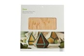 Etikettskriver - Cricut Natural Wood Veneer - craft material - 305 x 305 mm - 2 sheets - cherry - wood - 2007067