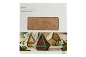 Etikettskriver - Cricut Natural Wood Veneer - craft material - 305 x 305 mm - 2 sheets - walnut - wood - 2007069