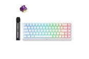 Tastatur - MCHOSE Ace 68 TTC Dragon Lord Hall Effect - Gamingtastatur - Uten numpad - Engelsk (USA) - Hvit - MC-Ace68-32