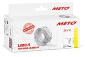 Papir, Fotopapir & Etiketter - METO Kjøle-/fryseetiketter, 22x12mm, hvit 6rl/1000 - 9517182