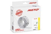 Papir, Fotopapir & Etiketter - METO Prisetiketter avtak. 22x12mm, hvit, 12rl/1000 - 30007325