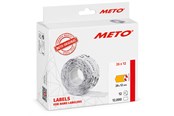 Papir, Fotopapir & Etiketter - METO Prisetiketter, 26x12mm, neonoransje 12rl/1000 - 30007342