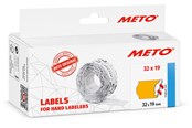 Papir, Fotopapir & Etiketter - METO Prisetiketter, 32x19mm, neonoransje, 5rl/1000 - 30007362