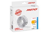 Papir, Fotopapir & Etiketter - METO Prisetiketter, 32x19mm, neonoransje 10rl/1000 - 30007363