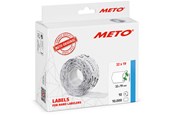 Papir, Fotopapir & Etiketter - METO Prisetiketter avtak. 32x19mm, hvit, 10rl/1000 - 30007364