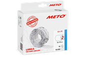 Papir, Fotopapir & Etiketter - METO Prisetiketter, 32x19mm, hvit, 10rl/1000 - 30007365