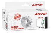 Papir, Fotopapir & Etiketter - METO Prisetiketter avtak. 29x28mm, hvit, 5rl/1000 - 30007371