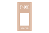 Papir, Fotopapir & Etiketter - METO Forseglingsetiketter, 50x100mm, 500 stk.brun - 30011966
