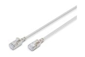 Nettverkskabel - DIGITUS patch cable - 7 m - grey - Grå - 7m - DK-1632-A-070S