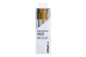 Etikettskriver - Cricut Joy - rollerball pen - glitter gold glitter silver glitter black (pack of 3) - 2008070