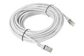 Nettverkskabel - Lanberg patch cable - 10 m - grey RAL 7035 - Grå - 10m - PCU6-10CC-1000-S