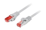 Nettverkskabel - Lanberg patch cable - 1 m - grey - Grå - 1m - PCF6-10CU-0100-S