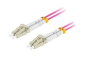 Nettverkskabel - Lanberg patch cable - 100 cm - 1 m - violet - Purpur - 1m - FO-LULU-MD41-0010-VT