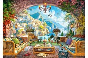 Puslespill - Ravensburger Mediterranean Terrace View (1000) - 12001576