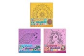 Kreative leker - Grafix Paint by Number Glitter Canvas 9 pcs. - 150116