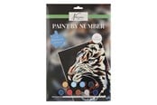 Kreative leker - Nassau Paint by Number Tiger - incl. 9 Paint Pots and Brush - AR1070/AFK
