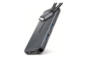 Dokkingstasjon - AXAGON HMC-5H8K - docking station - USB-C 3.2 Gen 1 - HDMI - HMC-5H8K