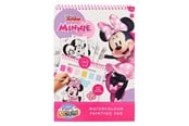 Kreative leker - Canenco Minnie Mouse Watercolour Paint Set Book - incl. Brush - MM24355