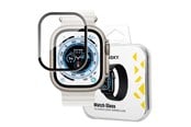 Mobil - Beskyttelsesglass - Wozinsky Full Glue Acrylic Glass for Apple Watch 49mm 9H Full Screen with Black Frame - 9145576274569