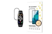 Mobil - Beskyttelsesglass - Wozinsky Full Glue Durable Full Screen Tempered Glass with Frame for Xiaomi Mi Band 8 - Black - 9145576281451