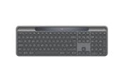 Tastatur - Logitech K980 Signature Slim Solar+ for Business - Tastatur - Sveitsisk - Grå - 920-013772