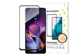 Mobil - Beskyttelsesglass - Wozinsky  Tempered Glass Full Glue for Motorola Moto G54 Full Screen Frame - Black - 9145576283554