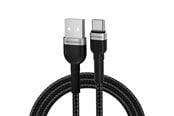 USB - Wozinsky WNBAC1 USB-A / USB-C 2.4A 1m Cable - Black - 5907769308710