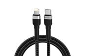 USB - Wozinsky  WNBCL2 Lightning / USB-C PD 30W 2 m Cable - Black - 5907769308765