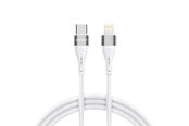 USB - Wozinsky  WSTCL1 Lightning / USB-C PD 27W 1 m Cable - White - 5907769308772