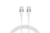 USB - Wozinsky WSTCC1 USB-C / USB-C PD 65W 1 m Cable - White - 5907769308796