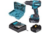 Skru/Bormaskin - Makita DHP490RFX3 Cordless Impact Drill/Driver - DHP490RFX3