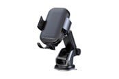 Mobil - Andre tilbehør - Wozinsky WUMID Phone Holder with Inductive Charger 15W for Car Dashboard - Black - 5907769308857