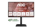 Skjerm - 24" AOC 24E4CV - 1920x1080 (FHD) - 120Hz - IPS - 90W USB-C - 24E4CV
