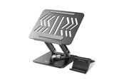 Nettbrett - Andre tilbehør - Wozinsky WRS-CPY84SB 360 Aluminum Laptop and Tablet Stand + Smartphone Stand - Black - 5907769364600