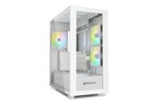 Kabinett - Sharkoon Rebel C60 RGB - Kabinett - Tower - Hvit - 4044951040049