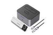 Harddisk - Tilbehør - ORICO IT28E-C 2-Disk Docking Station with M.2 NVME - IT28E-C-EU-GY-BP-HU