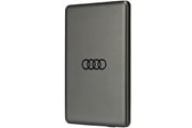 Nødlader - Audi Big Logo MagSafe inductive 15W 5000mAh - Grey Nødlader - Grey - 5000 mAh - 6955250226493