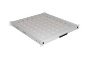 Rackskap - Lanberg - rack sliding shelf - 445 x 500 mm load capacity up to 35 kg 4-point mounting - 1U - AK-1021-S