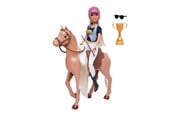 Dukker & Tilbehør - Masen Toys Doll w/jumping horse - 17069