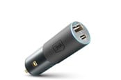 Mobil - Adaptere og ladere - 3mk Hyper Car Charger USB-C USB-A 100W - Silver - 5903108464567