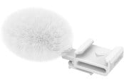 Foto- & Videotilbehør - SmallRig Cold Shoe Adapter with Furry Windscreen (white) for Sony ZV series cameras - 4734