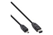 FireWire-/ThunderBolt-kabel - InLine - IEEE 1394 cable - 6 PIN FireWire to 4 PIN FireWire - 1.8 m - 34642