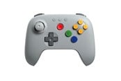 Spill - Tilbehør - 8BitDo 64 Bluetooth - Classic Grey - PC - Switch 1 & 2 - Wireless Controller - Android - RET00905