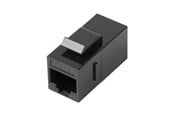 Nettverkskabel - Lanberg keystone coupler - black - Svart - KSU6-3000